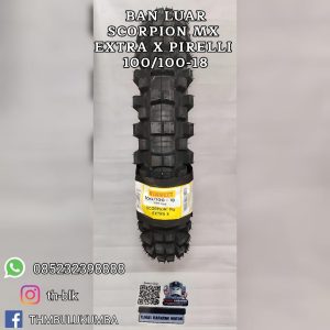 BAN LUAR 100/100-18 R SCORPION MX EXTRA-X PIRELLI