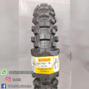 BAN LUAR 110/100-18 R SCORPION MX EXTRA-X PIRELLI