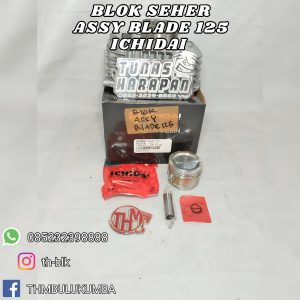 Blok Seher ICHIDAI BLADE 125 / SUPRA X 125 HELM IN + Piston Kit / IH-121P1-KYZ-003 / Cylinder Assy