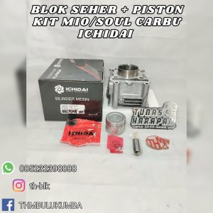 Blok Seher ICHIDAI MIO / SOUL / NOUVO Carbu + Piston Kit / IY-E13P1-MIO-003 / Cylinder Assy