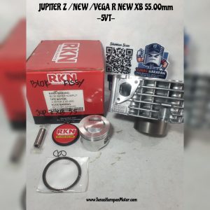 BLOK SEHER RKN RIKEN JUPITER Z / NEW / VEGA R NEW XB XTRA BORE UP 55,00 -5VT- + PISTON KIT / RKY-E13P1-JUPXB-003 / Cylinder Assy