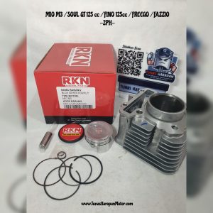BLOK SEHER RKN RIKEN MIO M3 / SOUL GT 125/FINO 125cc / FREEGO / FAZZIO 2PH + PISTON KIT / RKY-E13P1-MI3-003 / Cylinder Assy