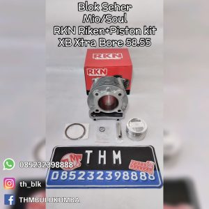 Blok Seher RKN RIKEN MIO / SOUL / NOUVO Carbu XB Xtra Bore Up 58.55 + Piston Kit / Cylinder Assy