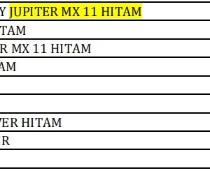 BODI SET JUPITER MX NEW 2011 Winpart