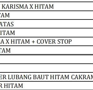 BODI SET KARISMA X Winpart