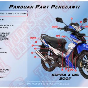 KATALOG SUPRA X 125 2007 WINPART