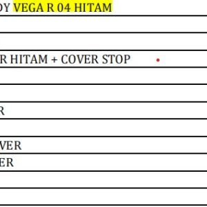 BODI SET VEGA R 2004 Winpart