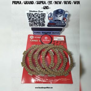 KAMPAS KOPLENG ICHIDAI PRIMA / GRAND / SUPRA / FIT / NEW/ REVO / WIN / IH-22201-GN5-002 / Disc Clutch
