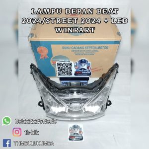 LAMPU DEPAN BEAT 2024 / STREET 2020 + Led WINPART