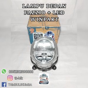 LAMPU DEPAN FAZZIO + Led WINPART