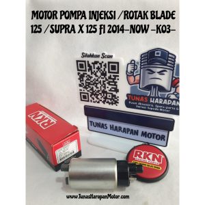 MOTOR POMPA INJEKSI / ROTAK RKN RIKEN BLADE 125 / SUPRA X 125 FI (2014-NOW) / REVO FI / VARIO 150 ESP / RKH-37800-K03-00 / Fuel Pump Only