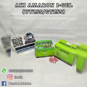AKI GTZ5S AMARON UTZ5S I-GEL Full Kering 4Ah