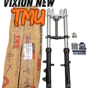 AS SHOB DEPAN + SEGITIGA KOMPLIT VIXION NEW HITAM TMU