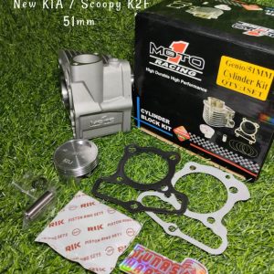 BLOK SEHER BEAT 2020 K1A GENIO SCOOPY 2020 K2F MOTO1 51 MM +- 130cc + PISTON KIT