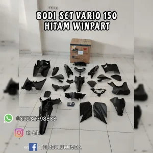 Bodi Set WINPART VARIO 150 OLD HITAM / Complete Set Body