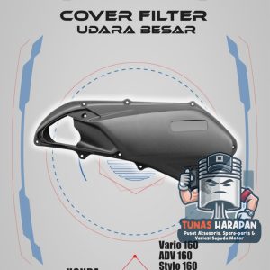 BOX SARINGAN UDARA [TUTUP] VARIO 160 / PCX 160/ ADV 160 / STYLO 160 Winpart / Cover Filter Udara BESAR  17235-K1Z-N20