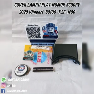 Cover Lampu WINPART Plat Nomor Scoopy 2020 [80106-K2F-N00]