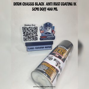 DITON CHASSIS BLACK ANTI RUST COATING 1K SEMI DOFF 400 ML