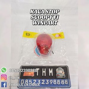 KACA STOP SCOOPY FI / SCOOPY FI ESP / 2013-2016 Besar [P] + Kecil [M] K16 Winpart