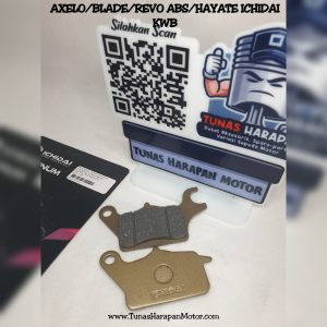 Kampas Cakram ICHIDAI AXELO / BLADE / REVO ABS / HAYATE / IH-06455-KWB-004  / Pad Set Platinum