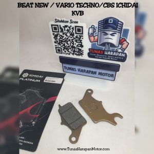 Kampas Cakram ICHIDAI BEAT NEW/VARIO TECHNO/CBS / Vario 125/ IH-06455-KVB-104  / Pad Set Platinum