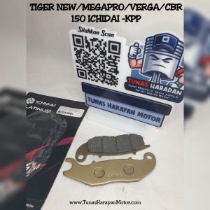 Kampas Cakram ICHIDAI TIGER NEW / MEGAPRO / VERZA / CBR 150 / IH-06455-KPP-004  / Pad Set Platinum