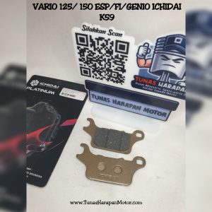 Kampas Cakram ICHIDAI VARIO 125 / 150 Esp / FI / GENIO  / IH-06455-K59-004  / Pad Set Platinum