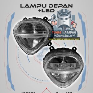 LAMPU DEPAN GRAND FILANO + Led Winpart  BJM-H4310-00