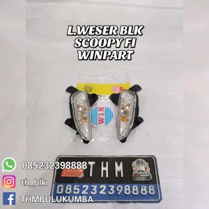 LAMPU WESER BELAKANG SCOOPY FI/SCOOPY FI ESP 2013-2016 Winpart /Rear Winker Assy 33602-k16-N01