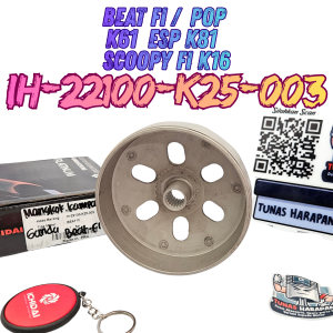 Mangkok Kampas Ganda ICHIDAI BEAT FI / POP K61 E/ SP K81 / SCOOPY FI K16 / IH-22100-K25-003 / Clutch Housing Only