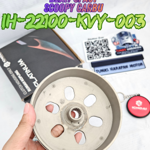 Mangkok Kampas Ganda ICHIDAI BEAT / SPACY / SCOOPY CARBU / IH-22100-KVY-003 / Clutch Housing Only