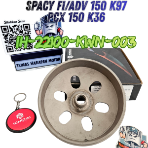 Mangkok Kampas Ganda ICHIDAI VARIO 125 / 150  ESP K2V K60 K59 / SPACY FI / ADV 150 K97 / PCX 150 K36 / IH-2266B-KWN-003  / Clutch Housing Only