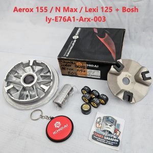 Rumah Roller Assy ICHIDAI AEROX 155 / N MAX / LEXI 125 + Bosh / IY-E76A1-ARX-003 / Drive Pully Assy + Pin