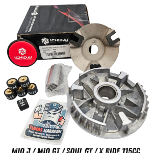 Rumah Roller Assy ICHIDAI MIO J / MIO GT / SOUL GT / X RIDE 115cc + Bosh / IY-E76A1-MIJ-003 / Drive Pully Assy + Pin