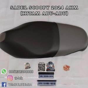SADEL SCOOPY 2024 AHM (HITAM ABU) (77200-K2F-NC0ZA)