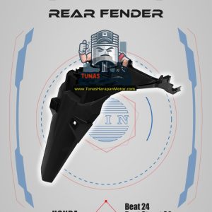 SPAKBOR BELAKANG BEAT 2024 / STREET 2024 Winpart / Rear Fender  80110-K1A-N80ZA