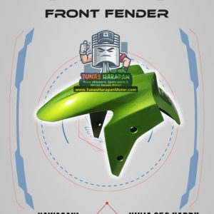 SPAKBOR DEPAN NINJA 250 Carbu HITAM Winpart / Front Fender