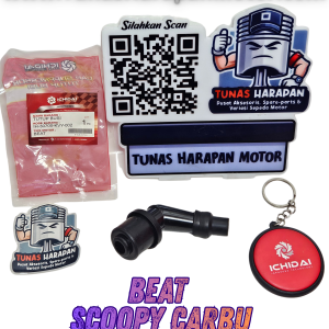 Tutup Busi ICHIDAI BEAT / SCOOPY CARBU / IH-30700-KVY-002  / Cap Suppresor