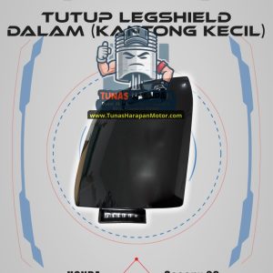 TUTUP LEGSHIELD DALAM [KANTONG KECIL] SCOOPY 2020 HITAM Winpart