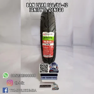Ban Luar ZENEOS 100/90-12 Ionity TL / Tubeless