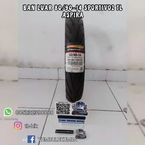 Ban Luar ASPIRA 80/90-14 Sportivo2 TL / Tubeless