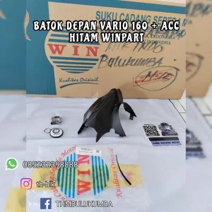 Batok Depan WINPART Vario 160 + Acc Hitam 
