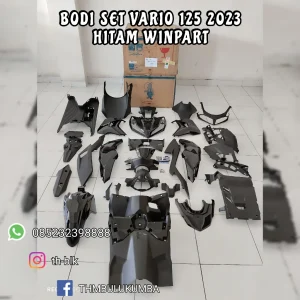 Bodi Set WINPART Vario 125 2023 Hitam / Complete Set Body 
