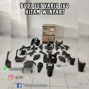 Bodi Set WINPART Vario 160 Hitam / Complete Set Body 