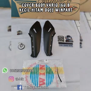 Cover Body WINPART Vario 160 B kecil Hitam Doff 