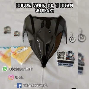 Hidung WINPART Vario 110 FI / ESP Hitam / Panel 64301-K46-N00FMB