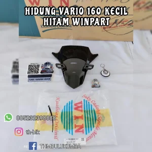Hidung WINPART Vario 160 -Kecil- Hitam / Panel 64302-K2S-N00ZA