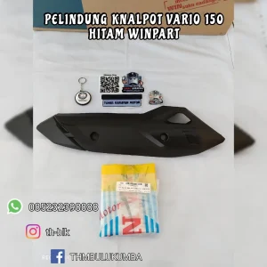 Pelindung Knalpot WINPART Vario 150 OLD / Vario 125 Hitam 18318-K59-A10