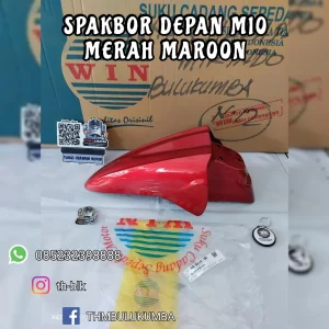 Spakbor Depan WINPART Mio OLD / Pertama Merah Maroon / Front Fender 