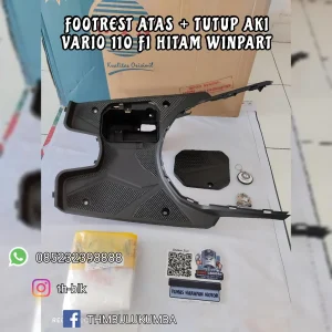Bordes Full + Tutup Aki WINPART Vario 110 FI / Footrest Atas